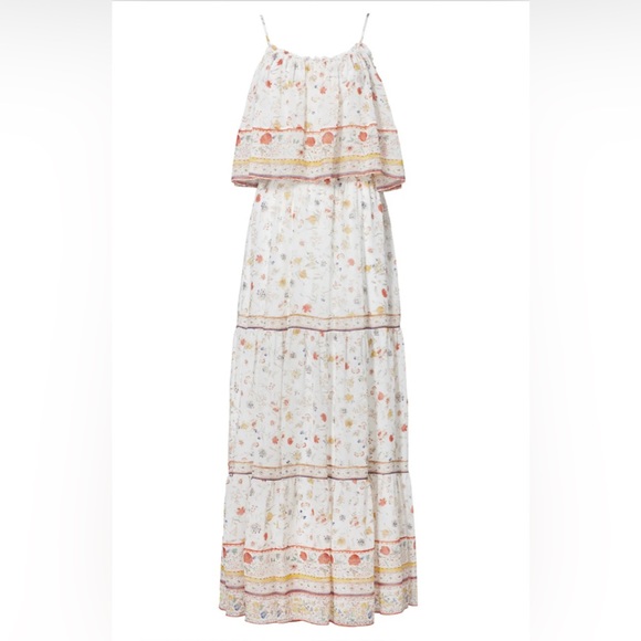 NWT Joie Vernita Silk Floral Maxi Dress XS - Picture 4 of 5